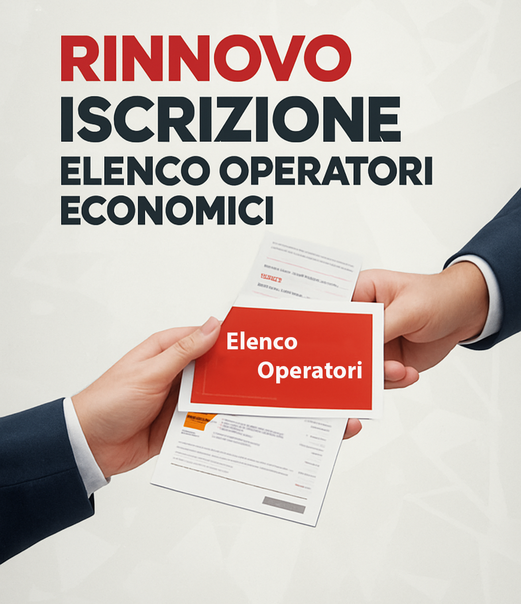 Avviso Rinnovo Elenco Operatori economici
