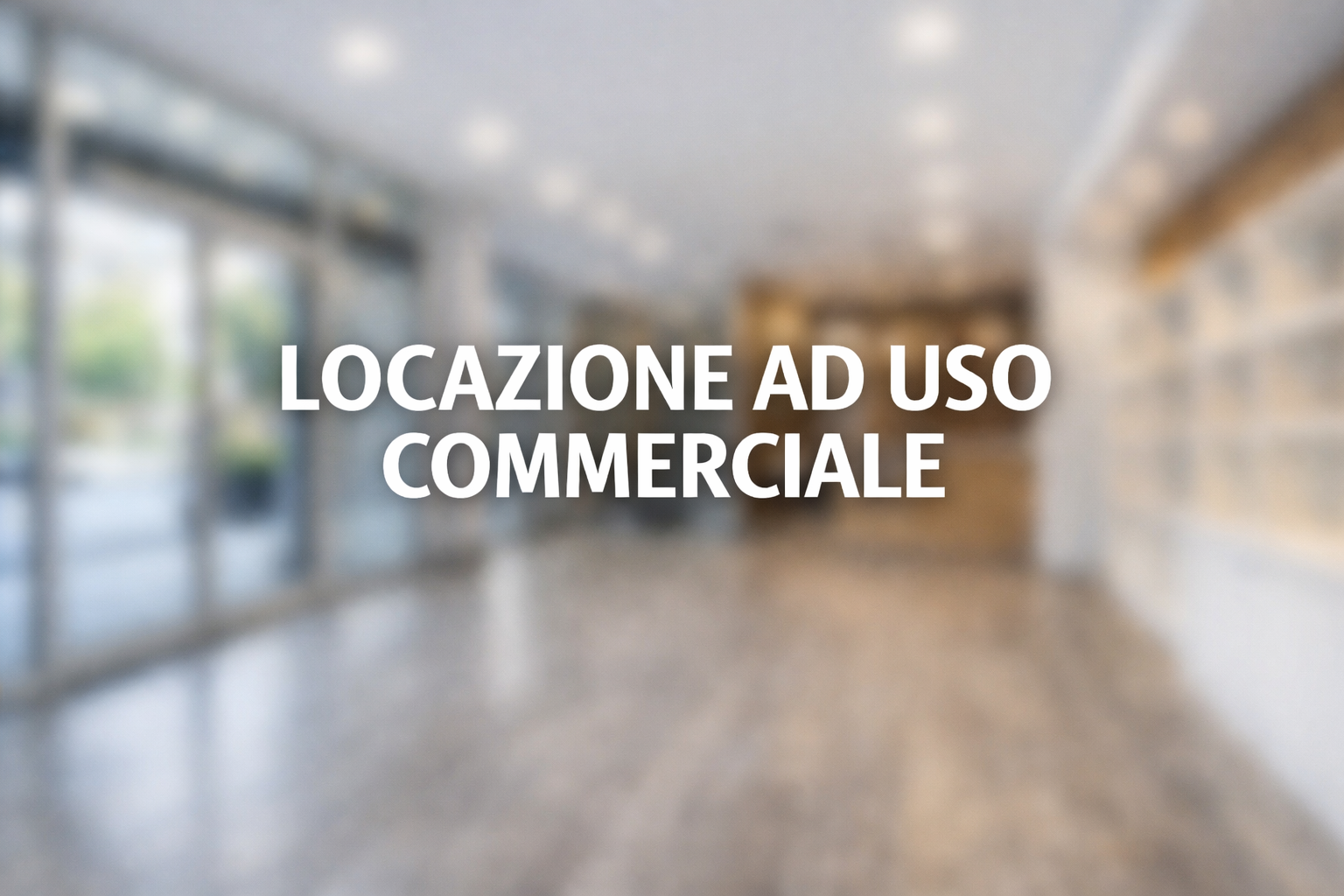 Locazione uso commerciale immagine