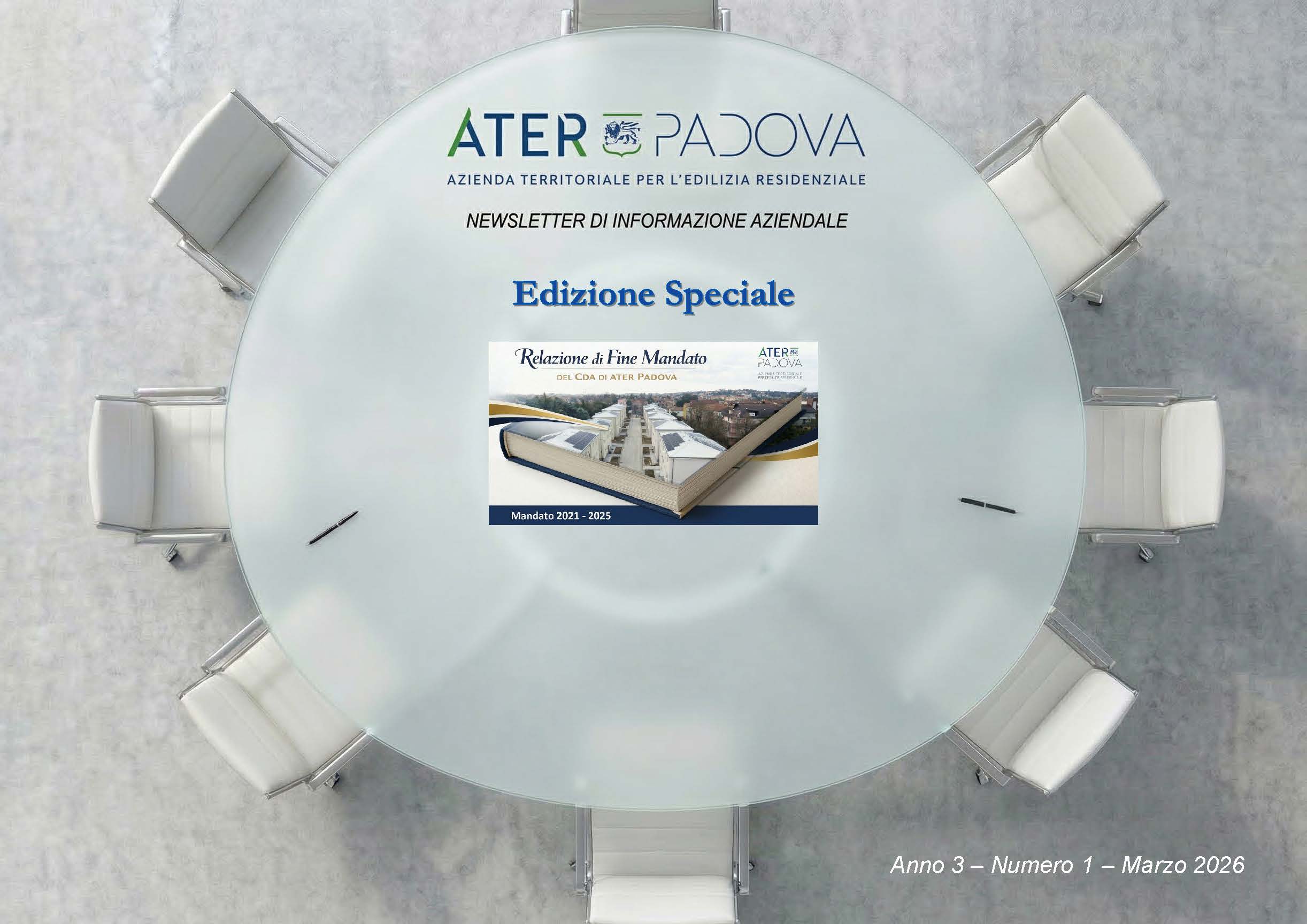 Copertina Newsletter n 1 anno 2026