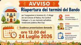Riapertura Termini bando Casetta Berta 24.06.2026